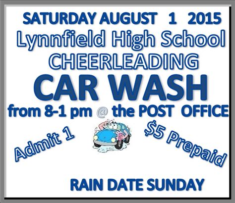 Lynnfield High School Cheerleaders Car Wash Lynnfield Ma Patch