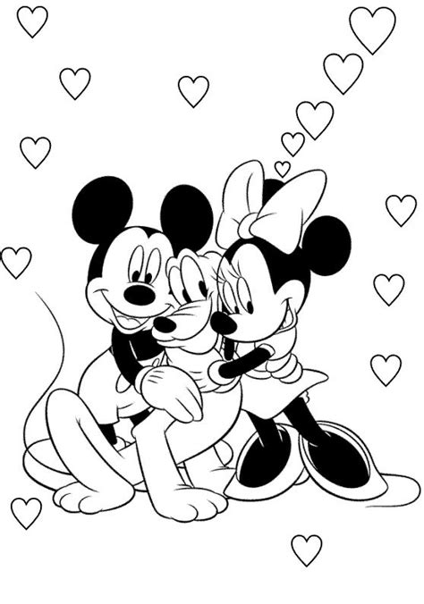 Mickey and minni mickey coloring page pdf free download. 478 best images about Mickey Mouse & Friends Colouring ...