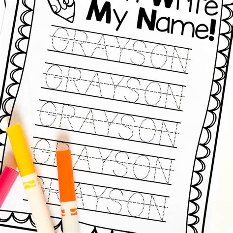 We found a bunch of worksheets for kids of all ages from preschoolers to older kids learning cursive. Name Writing Practice - Handwriting FREEBIE - Mrs. Jones ...