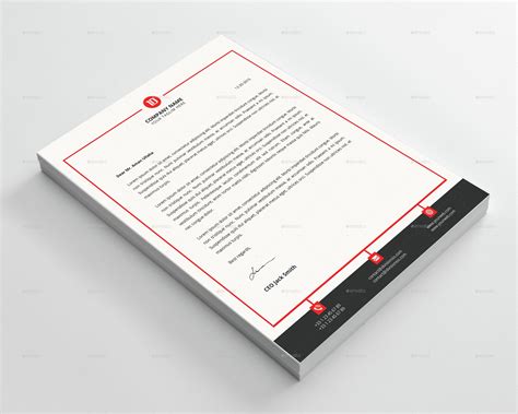 This corporate letterhead uses a classic, professional design to that draws your reader's attention on the logo and the details. Corporate Letterhead Bundle | Letterhead, Design template, Fitness logo design