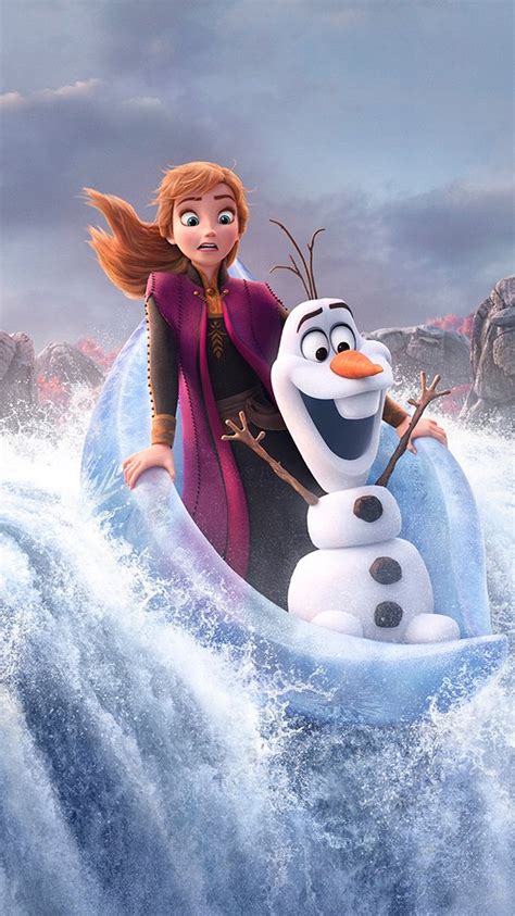 Iphone Wallpaper Bj51 Disney Frozen Poster Film Anna Elsa Art Anime