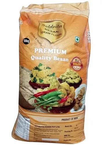 Indian Top Quality Goldvita Premium Quality Gram Flour Besan 50 Kg