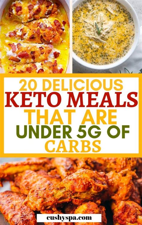 20 Delicious Under 5g Carb Meals For The Keto Diet Cushy Spa