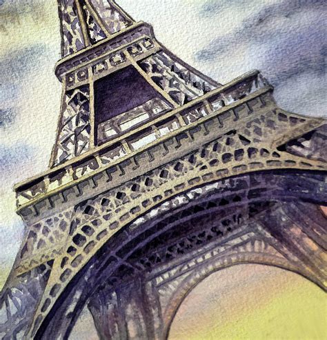 The Eiffel Tower Painting By Irina Sztukowski