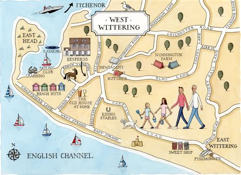 West Wittering Map — Camilla Charnock