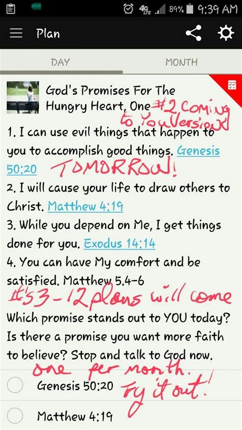 God S Promises For The Hungry Heart From Gods Promises Bible Verse Memorization