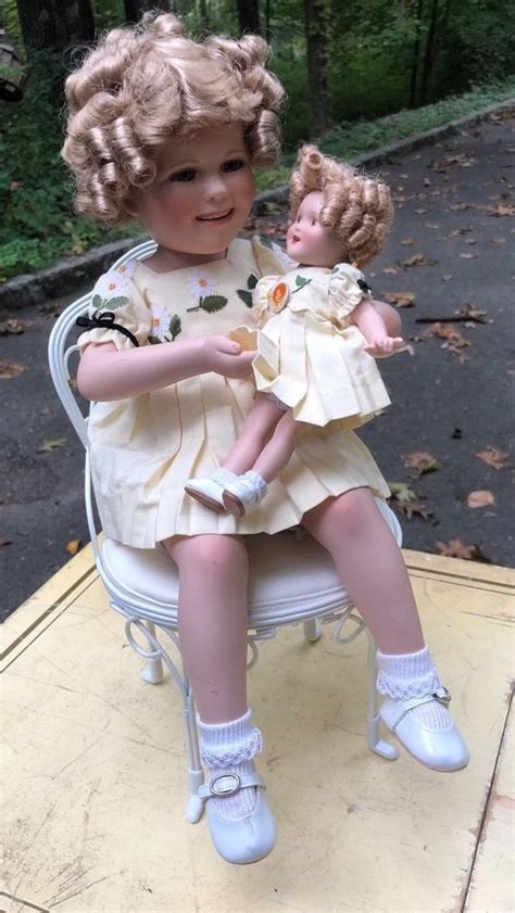 Shirley Temple And Her Doll Danbury Mint Porcelain Dolls Collectible