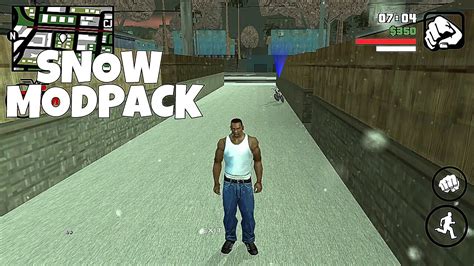 Gta San Andreas Android Snow Modpack Youtube