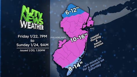 Njtv News Weather Major Winter Storm Expected To Bring Heavy Snow Nj