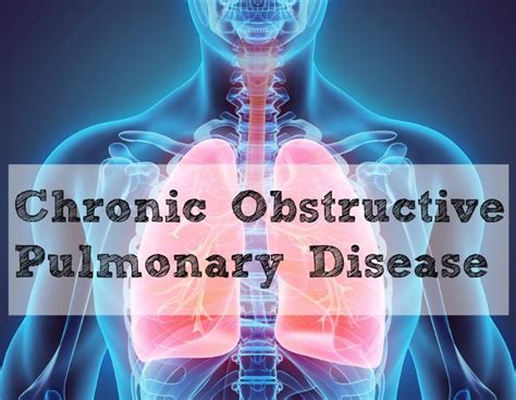 Copd Chronic Obstructive Pulmonary Disease Pelajaran