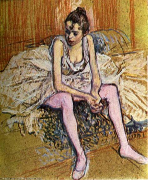 Reproducciones De Arte Bailarina Sentada De Henri De Toulouse Lautrec