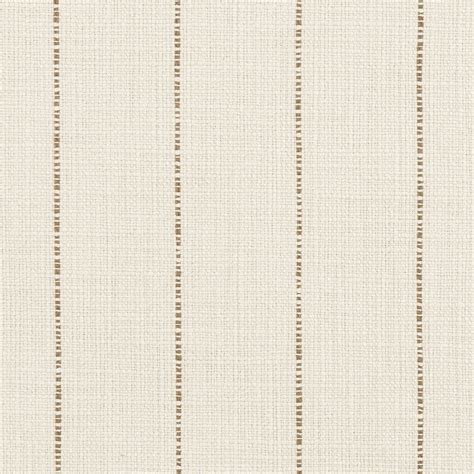 Beige Stripe Linen Upholstery Fabric