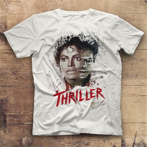 Michael Jackson White Unisex T Shirt Tees Shirts Michaeljackson