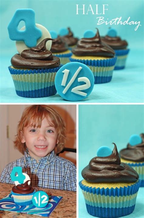 Whether you love red velvet cupcakes, chocolate cupcakes, or good old vanilla cupcakes, here are our tastiest recipes to try at kids and adults alike will love these sorting hat cupcakes. half birthday cupcakes (With images) | Peanut free foods, Egg free baking, Dairy free
