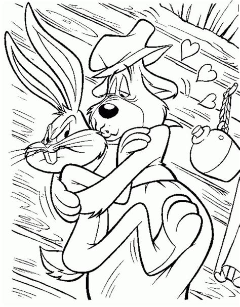 Bonito Bugs Bunny Para Colorear Imprimir E Dibujar Dibujos Colorear Com