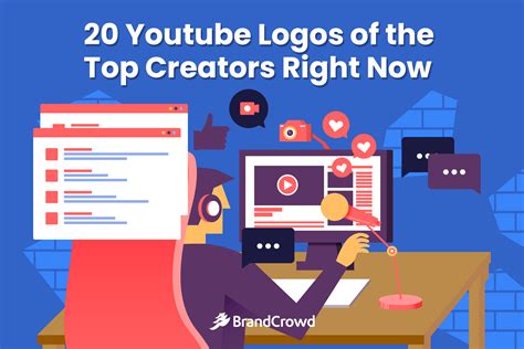 20 Youtube Logos Of The Top Creators Right Now Brandcrowd Blog