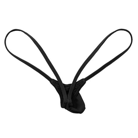Mens Low Rise Jockstrap Open Back Bikini G String Micro Thong Underwear