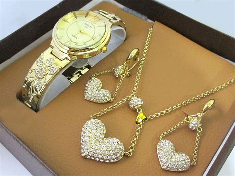 Elegant Jewellery And Watch T Set Price In Pakistan M012477 2023