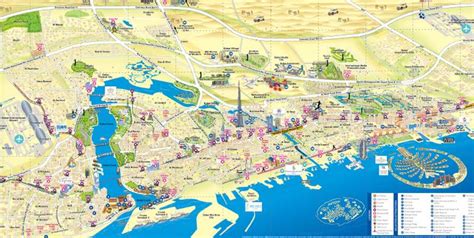 Includes hotels, tourist attractions, the airport, metro stations, shopping malls, and more. Dubai Stadtplan - Top Sehenswürdigkeiten