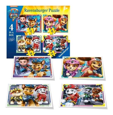 Rompecabezas Progresivo Paw Patrol La Película Ravensburger Envío Gratis