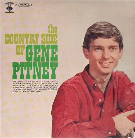 The Country Side Of Gene Pitney Vinyl 1966 Country Gene Pitney
