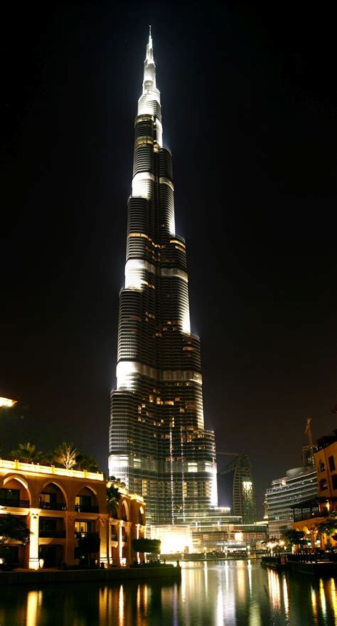 Encyclopedia Burj Khalifa At Night