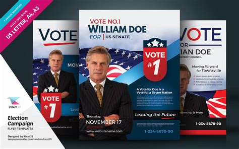 Election Campaign Flyer And Poster Psd Template Free Download