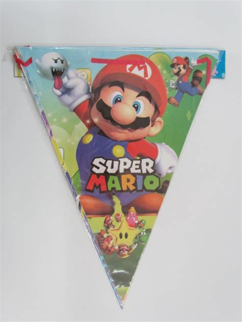 Banderines Super Mario Bros Festive Moon