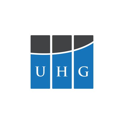 Uhg Letter Logo Design On White Background Uhg Creative Initials