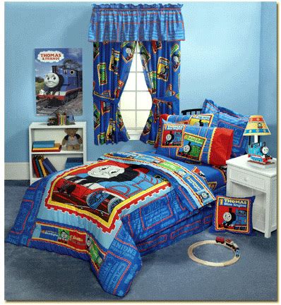 This comfy bedding set will not enchant your toddlers, but also provide a cool. THOMAS TRAIN - Full Steam Ahead - 5pc Bedding Set - Full Size