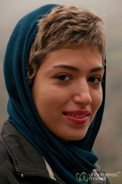Iranian Woman A Portrait Masuleh Iran People With Blue Eyes