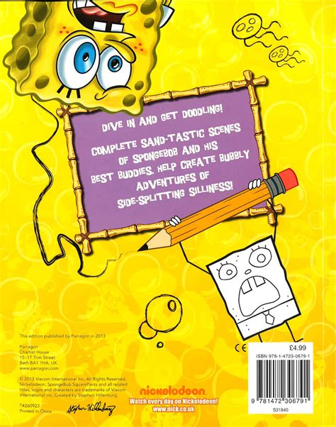 Spongebob Squarepants Scribblebob Doodlepants Big Bad Wolf Books Sdn Bhd