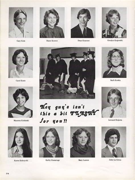 1978 Yearbook Seniors Center Line High School Memories