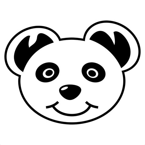 Panda Vector On White Background 5883226 Vector Art At Vecteezy