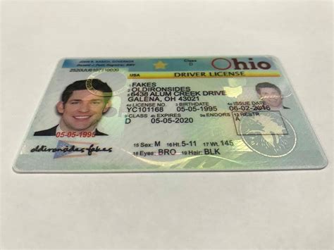 Ohio Drivers License Barcode Bravoolpor
