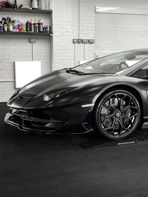 Lamborghini Aventador Svj Satin Black Personal Wrapping Project