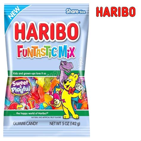 Haribo Gummi Candy 5 Oz Funtastic Mix 12 Pcs Everest