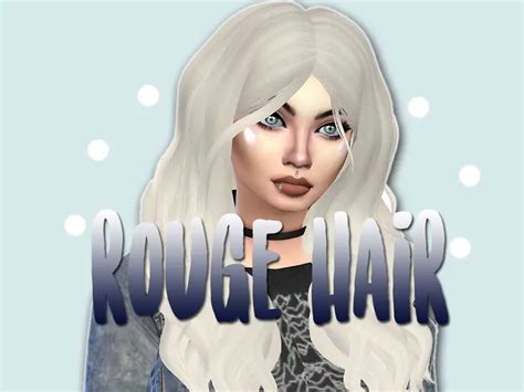 Sims 4 Hairs The Sims Resource Leahlilliths Rogue Alpha Edit Hair