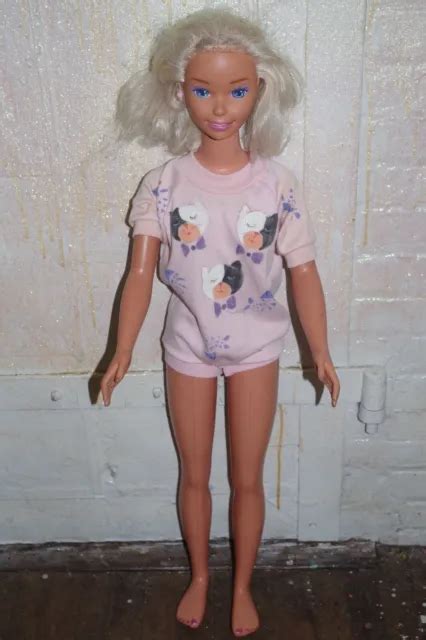 Vintage Mattel My Life Size Barbie Doll Blonde Tall Platinum Hair