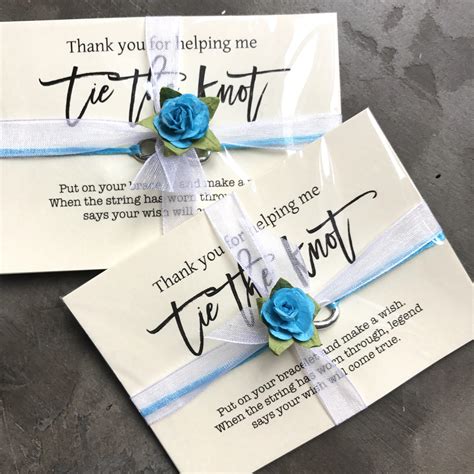 Thank You For Helping Me Tie The Knot Tie The Knot Bracelet