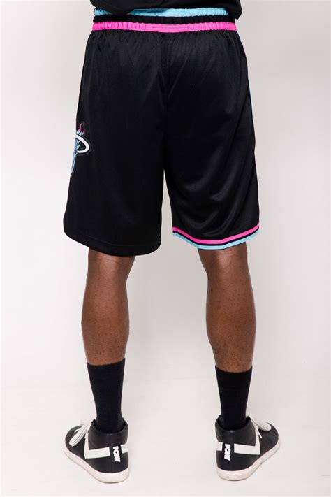 Miami Heat Official 18 19 Nike City Edition Swingman Shorts Mens