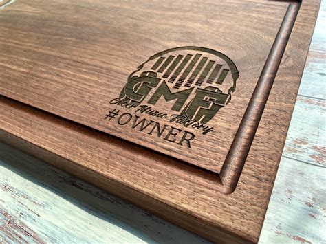 Custom Logo Cutting Board Corporate Ts Or Personalized Etsy