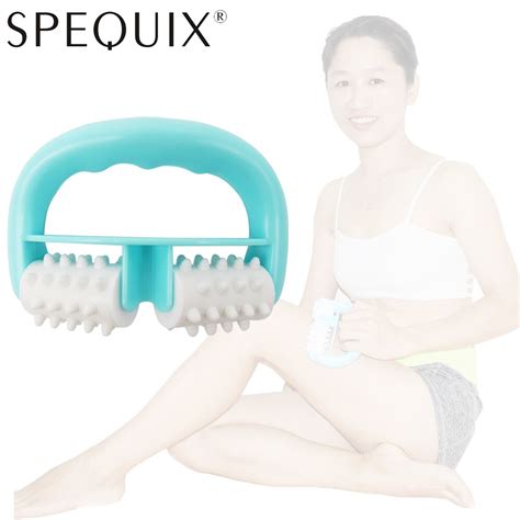 manual massage roller 2 wheels muscle massage roller cellulite rollers for legs arms back muscle