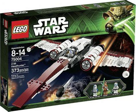 It is complete with 4016 pieces, and plenty of minifigures that you can display on the empire's evil battle station. LEGO Star Wars The Clone Wars Z-95 Headhunter Set 75004 ...
