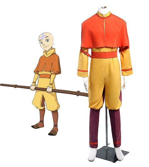 Avatar Aang Cosplay Costume Avatar The Last Airbender Photo