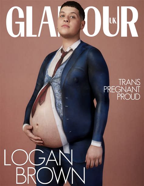 Fashion Magazine Cover Featuring Pregnant Transgender Man Logan Brown Sparks Outrage