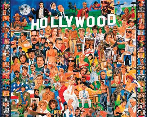 White Mountain Puzzles Hollywood 1000 Piece Jigsaw By Uk