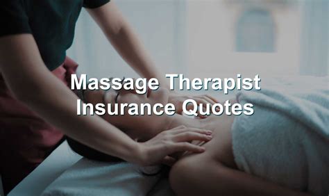 Massage Therapist Insurance Quotes American Massage Council