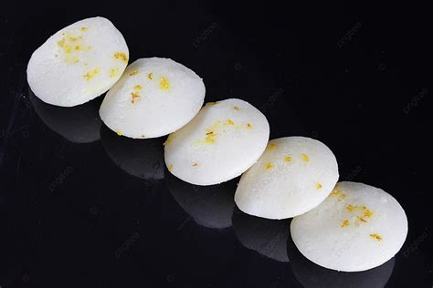 Photo Of Glutinous Rice Osmanthus Cake Background Pastry Glutinous