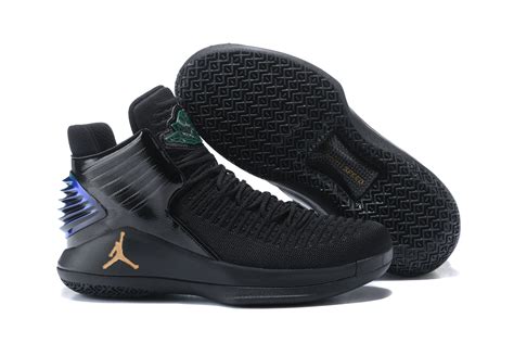 New Air Jordan 32 Pk80 Pe Blackmetallic Gold Mens Basketball Shoes